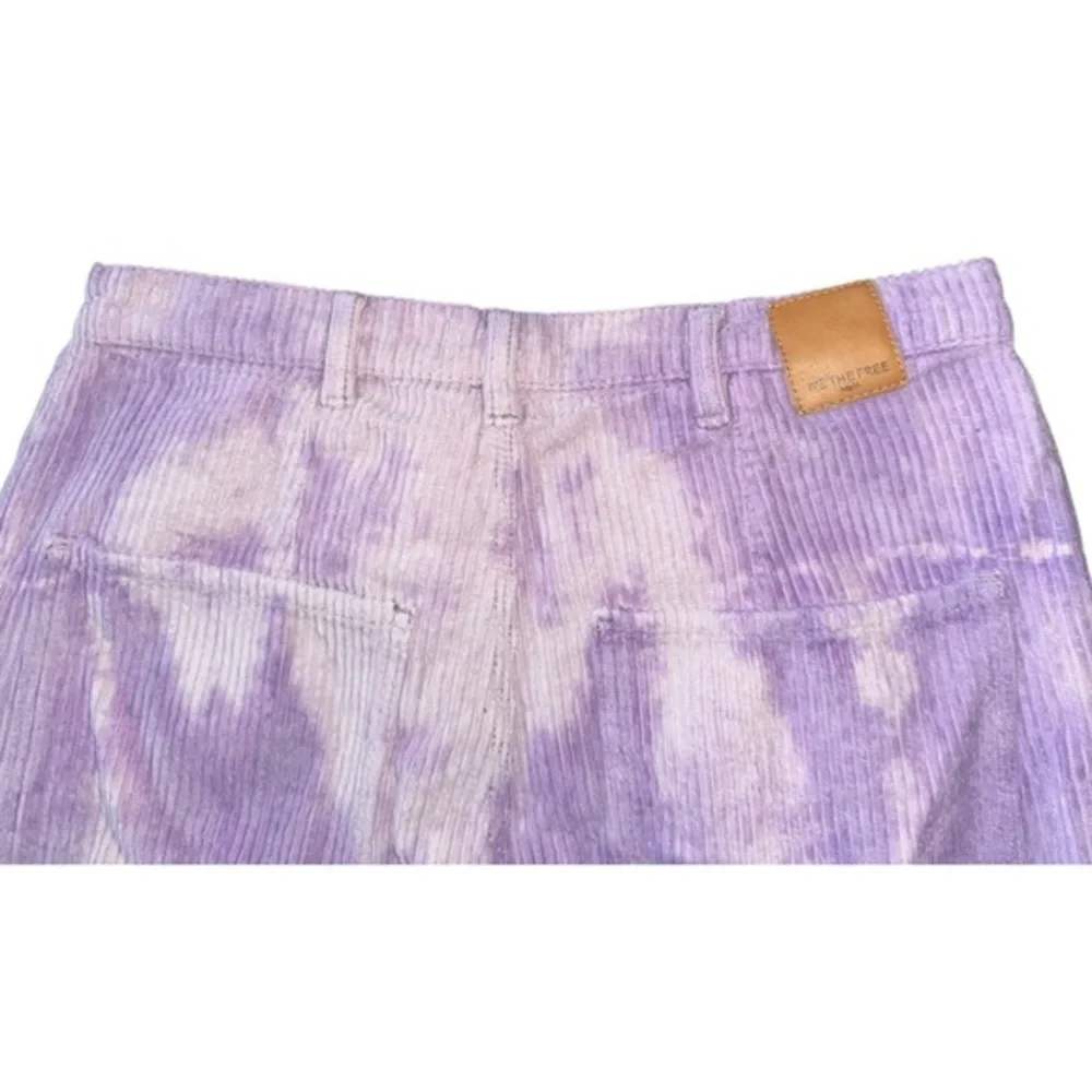 Free People Reese‎ Pitched Straight Corduroy Pant Size 30 Color Moonlit Orchid